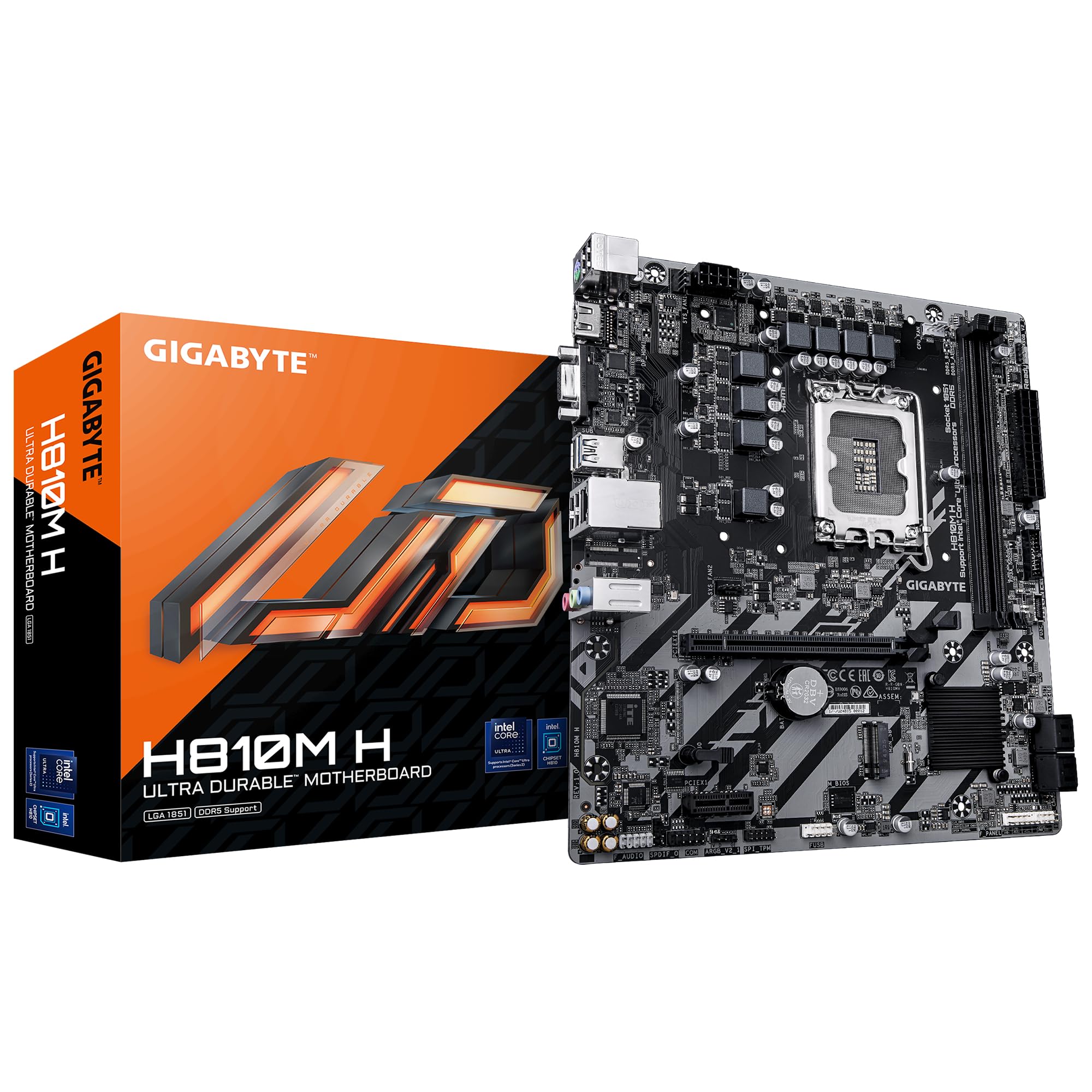 Amazon.com: GIGABYTE H810M H Motherboard - Intel Core Ultra